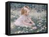 Picking Daisies-Paul Gribble-Framed Stretched Canvas