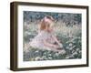 Picking Daisies-Paul Gribble-Framed Giclee Print