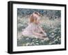 Picking Daisies-Paul Gribble-Framed Giclee Print