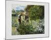 Picking Flowers, 1875-Pierre-Auguste Renoir-Mounted Art Print