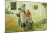 Picking Flowers, 1881-Winslow Homer-Mounted Giclee Print