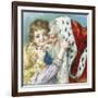 Picking Flowers for a Posy-Charles Haigh-Wood-Framed Giclee Print