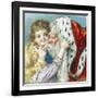 Picking Flowers for a Posy-Charles Haigh-Wood-Framed Giclee Print