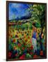 Picking Flowers-Pol Ledent-Framed Art Print