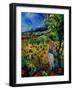 Picking Flowers-Pol Ledent-Framed Art Print