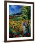 Picking Flowers-Pol Ledent-Framed Art Print