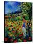 Picking Flowers-Pol Ledent-Stretched Canvas