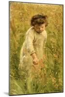 Picking Flowers-Bertha Wegmann-Mounted Giclee Print