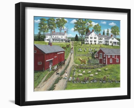 Picking Flowers-Bob Fair-Framed Giclee Print