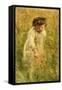 Picking Flowers-Bertha Wegmann-Framed Stretched Canvas