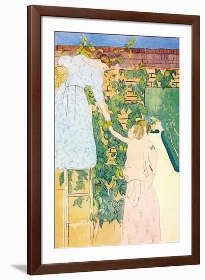 Picking Fruit-Mary Cassatt-Framed Art Print