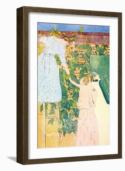 Picking Fruit-Mary Cassatt-Framed Art Print