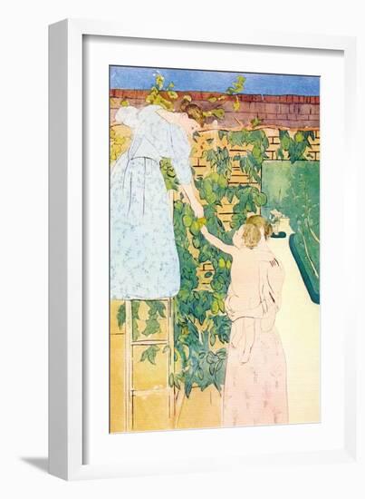 Picking Fruit-Mary Cassatt-Framed Art Print