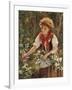 Picking Honeysuckle-Sophie Anderson-Framed Giclee Print