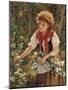 Picking Honeysuckle-Sophie Anderson-Mounted Giclee Print