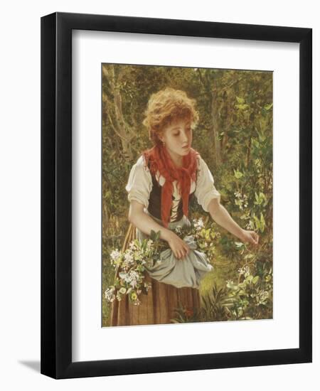 Picking Honeysuckle-Sophie Anderson-Framed Giclee Print