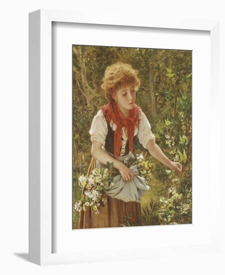 Picking Honeysuckle-Sophie Anderson-Framed Giclee Print