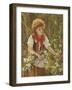 Picking Honeysuckle-Sophie Anderson-Framed Giclee Print