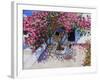 Picking lemons,Skiathos,Greece,2021,(oil on canvas)-Andrew Macara-Framed Giclee Print