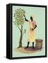 Picking Mangos-Judy Mastrangelo-Framed Stretched Canvas