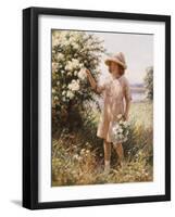 Picking May Blossom-William Kay Blacklok-Framed Giclee Print