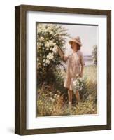 Picking May Blossom-William Kay Blacklok-Framed Giclee Print