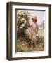 Picking May Blossom-William Kay Blacklok-Framed Giclee Print