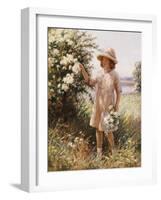 Picking May Blossom-William Kay Blacklok-Framed Giclee Print