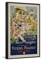 PICKING PEACHES, Harry Langdon with the 1924 Bathing Girls, 1924.-null-Framed Art Print