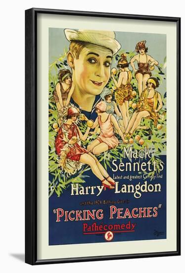 Picking Peaches-Mack Sennett-Framed Art Print