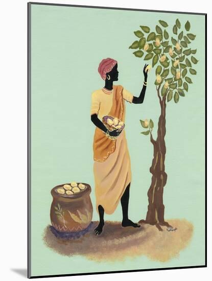 Picking Pears-Judy Mastrangelo-Mounted Giclee Print