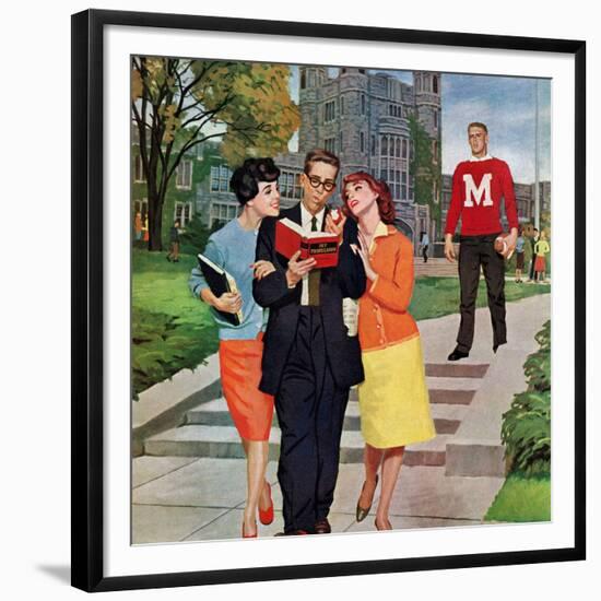 "Picking Poindexter", October 17, 1959-Richard Sargent-Framed Giclee Print