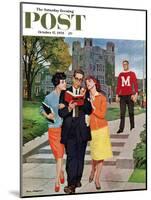 "Picking Poindexter" Saturday Evening Post Cover, October 17, 1959-Richard Sargent-Mounted Giclee Print