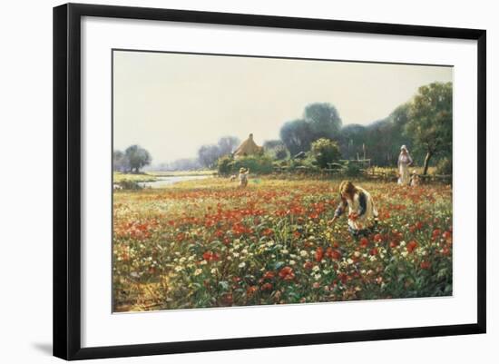 Picking Posies-William Kay Blacklock-Framed Giclee Print