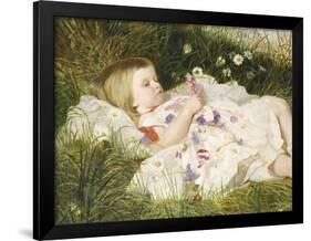 Picking Posies-William Blake Richmond-Framed Giclee Print