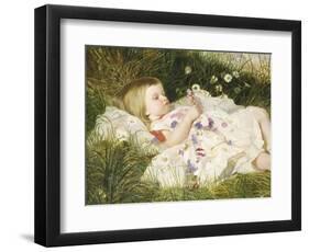 Picking Posies-William Blake Richmond-Framed Giclee Print