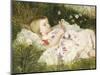 Picking Posies-William Blake Richmond-Mounted Giclee Print