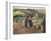 Picking Potatoes. La Recolte Des Pommes de Terre, 1893-Camille Pissarro-Framed Giclee Print