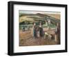 Picking Potatoes. La Recolte Des Pommes de Terre, 1893-Camille Pissarro-Framed Giclee Print