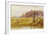 Picking Primroses, 1896-Thomas James Lloyd-Framed Giclee Print