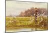 Picking Primroses, 1896-Thomas James Lloyd-Mounted Giclee Print