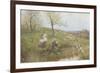 Picking Primroses-Thomas J. Lloyd-Framed Giclee Print