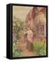 Picking Roses-William Affleck-Framed Stretched Canvas