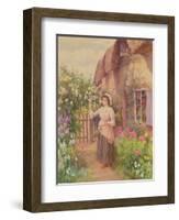 Picking Roses-William Affleck-Framed Giclee Print