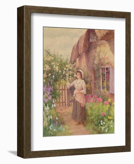 Picking Roses-William Affleck-Framed Giclee Print