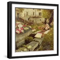 Picking Stocks-Henry Herbert La Thangue-Framed Giclee Print