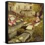 Picking Stocks-Henry Herbert La Thangue-Framed Stretched Canvas