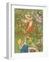 'Picking the Fruit', 1912-Charles Robinson-Framed Giclee Print