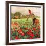 "Picking Tomatoes,"September 1, 1945-John Clymer-Framed Giclee Print