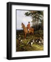 Picking up the scent-Heywood Hardy-Framed Premium Giclee Print